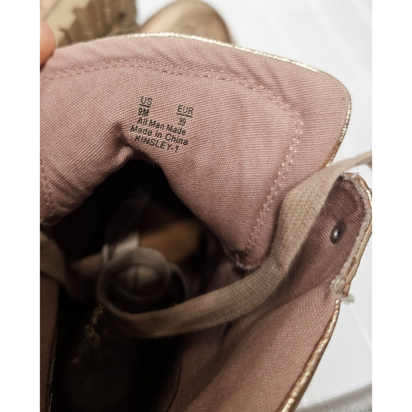 WOMENS Circus by Sam Edelman Rose Gold Kinsley Hiking boots size 9. - Picture 7 of 8